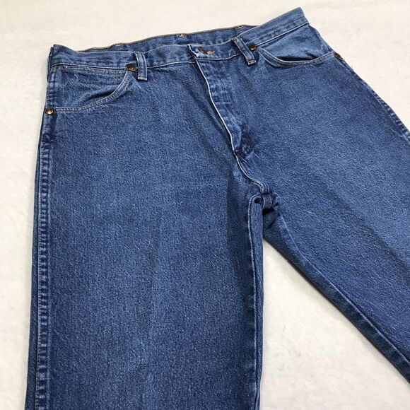 WRANGLER Jeans Men 34/30 (33x29 actual) 13MWZPW Cowboy Cut Relax Fit USA Made - Picture 6 of 16